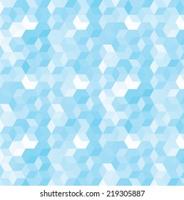 Abstract winter geometric pattern