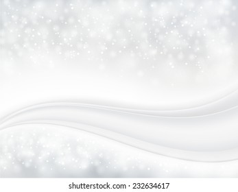 Abstract winter holiday background with snowflakes