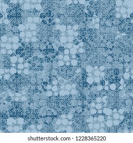Abstract winter pattern. Fireworks on the background of a winter texture.