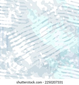 Abstract winter seamless texture. Shabby white surface. Smooth shapes and stripes.