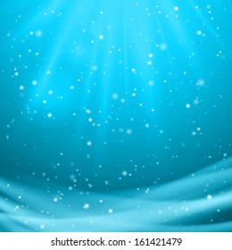 Abstract winter snowfall vector illustration