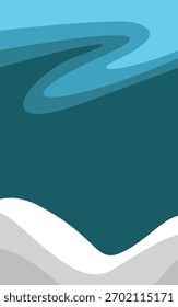 abstract winter themed background design