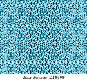 abstract winter vintage geometric wallpaper pattern seamless background. Vector illustration
