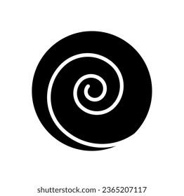 Abstract winter waves vector form