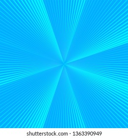 Abstract wintersun, 3d effect starburst & sunburst background with stylish turquoise blue color tone.