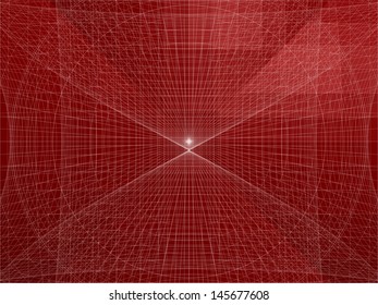 Abstract Wire Net Structure Vector 05