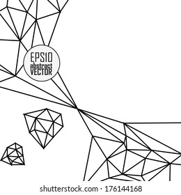 Abstract wireframe background