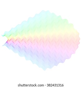 abstract wireframe distortions, vector composition with motion effect