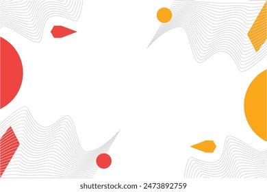 Abstract wireframe geometric shape vector element background template