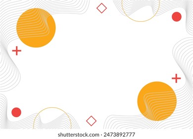Abstract wireframe geometric shape vector element background template