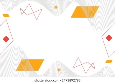 Abstract wireframe geometric shape vector element background template