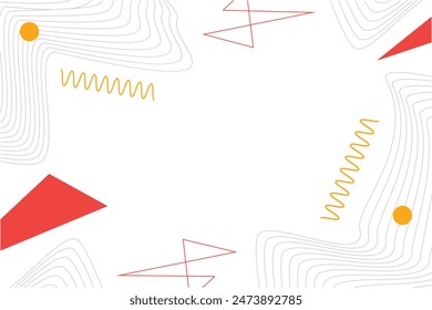Abstract wireframe geometric shape vector element background template