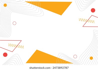 Abstract wireframe geometric shape vector element background template