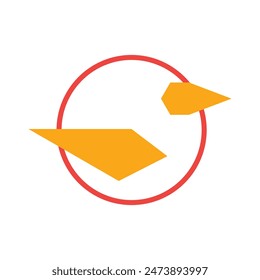 Abstract wireframe geometric shape vector element