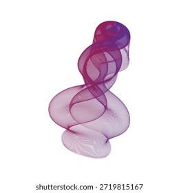 Diseño Abstractas de flujo de malla espiral de alambre