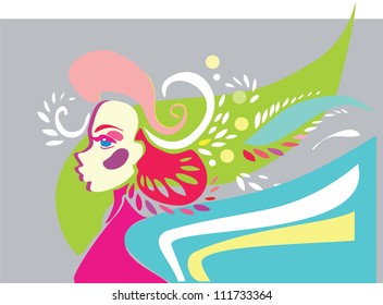 Abstract Woman