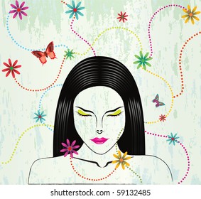 Abstract woman