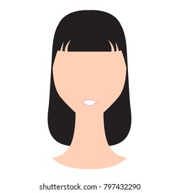 Abstract woman avatar