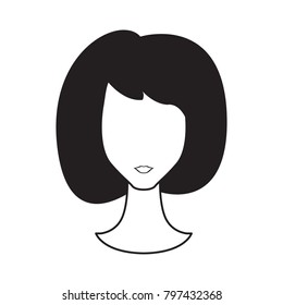 Abstract woman avatar
