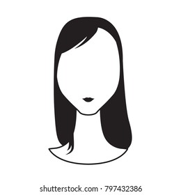 Abstract woman avatar
