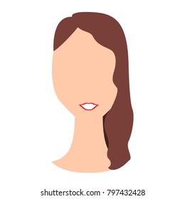 Abstract woman avatar