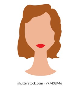 Abstract woman avatar