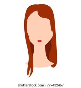 Abstract woman avatar