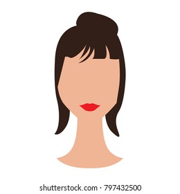 Abstract woman avatar