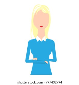 Abstract woman avatar