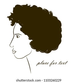 abstract woman silhouettes. Vector