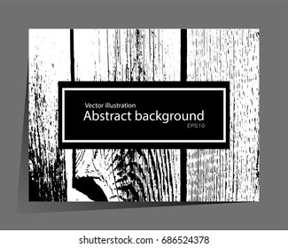 Abstract wood background on white background
