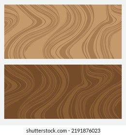 Abstract wood background vector set. Natural vector background with brown wood pattern for cover template, parquet flooring design.  Vector illustration.