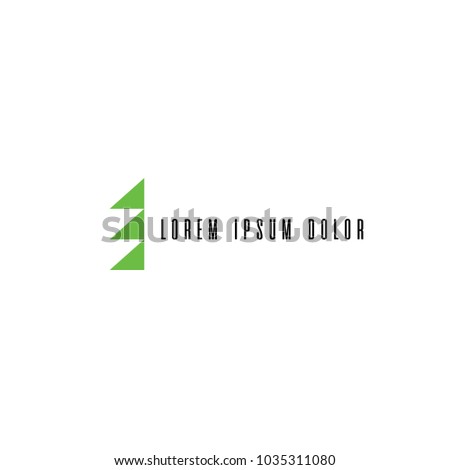 abstract wood concept logo, vector illustration