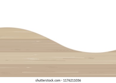 Abstract wood pattern and texture for background. Vector illustration.