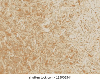 Abstract wooden pressed shavings and sawdust texture. Vector illustration