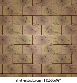 abstract Wooden striped background. vector Seamless pattern.