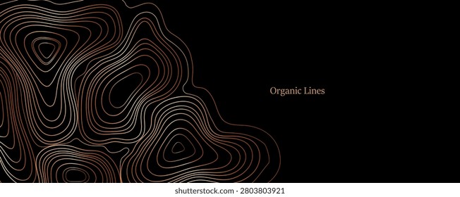 Abstract wooden texture showcasing natural tree rings with gold accents, flowing lines, and elegant patterns perfect for luxury invitation templates.