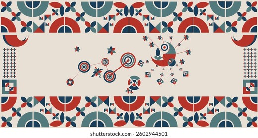 An abstract work of art. Abstract art can be applied to various media, either print or digital media.