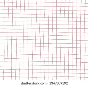 Abstract worksheet exercise book, Square paper, hand drawn design,  Grid Striped Geometric Seamless Pattern vector EPS 10 illustration