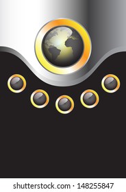 abstract world background eps.10, paint by illustrator Used for decorative and creative