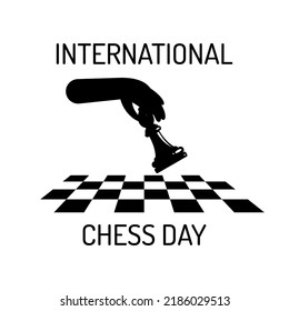 Abstract World Chess Day Holiday Background Vector Design Style Template For Invitation Greeting Card Poster Banner