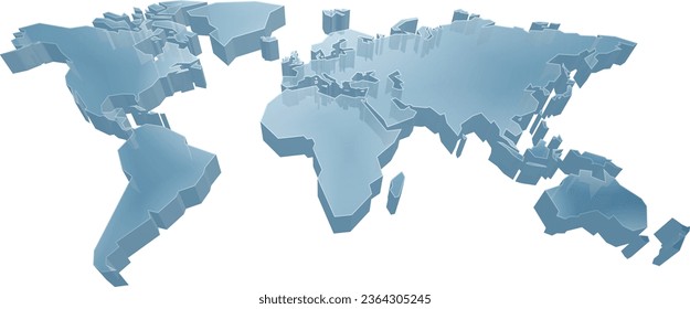 Un plano mundial abstracto del mundo como fondo mundial 