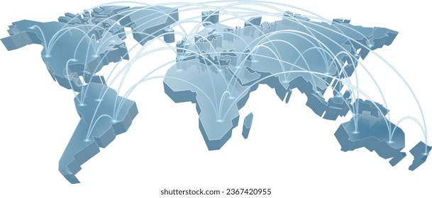 An abstract world earth map global background 