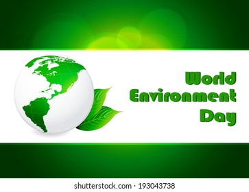 abstract world environment day concept background, vector illustration
