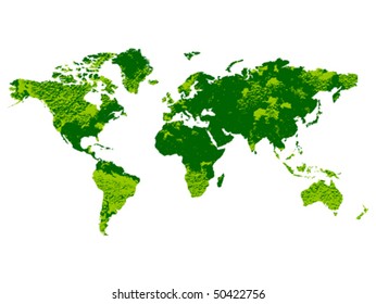 abstract world map