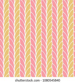 Abstract Woven Seamless Vector Pattern. Geometric texture. Repeating background.