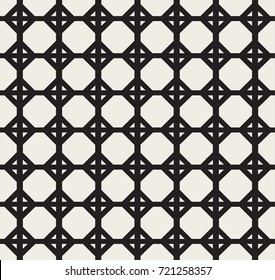 Abstract Woven Seamless Vector Pattern. Geometric texture. Repeating background.