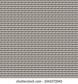 Abstract woven texture. Knit fabric or twisted yarn in a horizontal direction. Monochrome graphics. Vector illustrations.