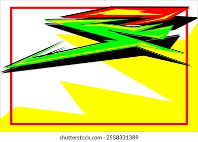 abstract wrap car background with unique line pattern and bright color, looks sporty