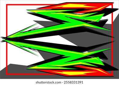 abstract wrap car background with unique line pattern and bright color, looks sporty